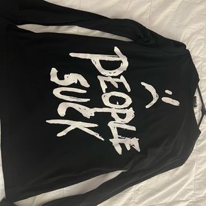 XXXTENTACION BAD BLACK LONG SLEEVE PEOPLE SUCK